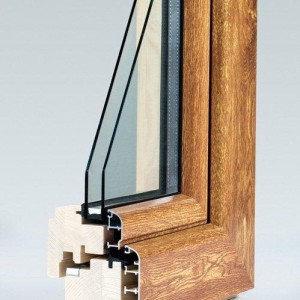 Okna aluminiowo - drewniane